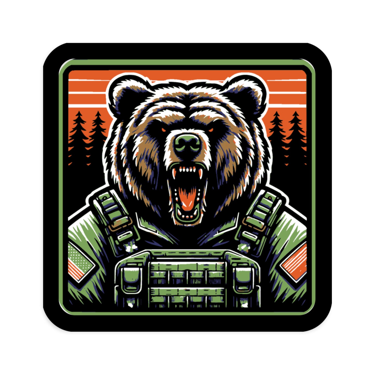 The Grizzle Embroidered patches