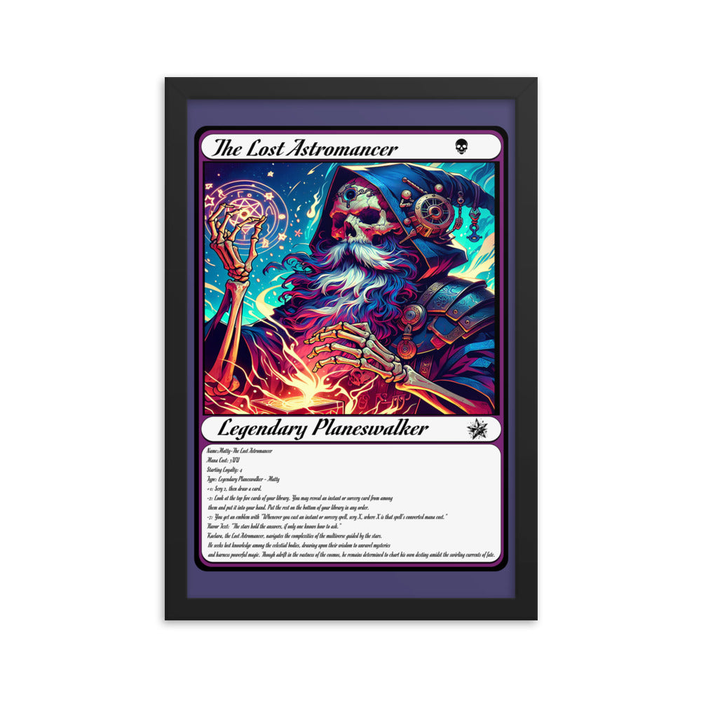 The Lost Astromancer Framed poster