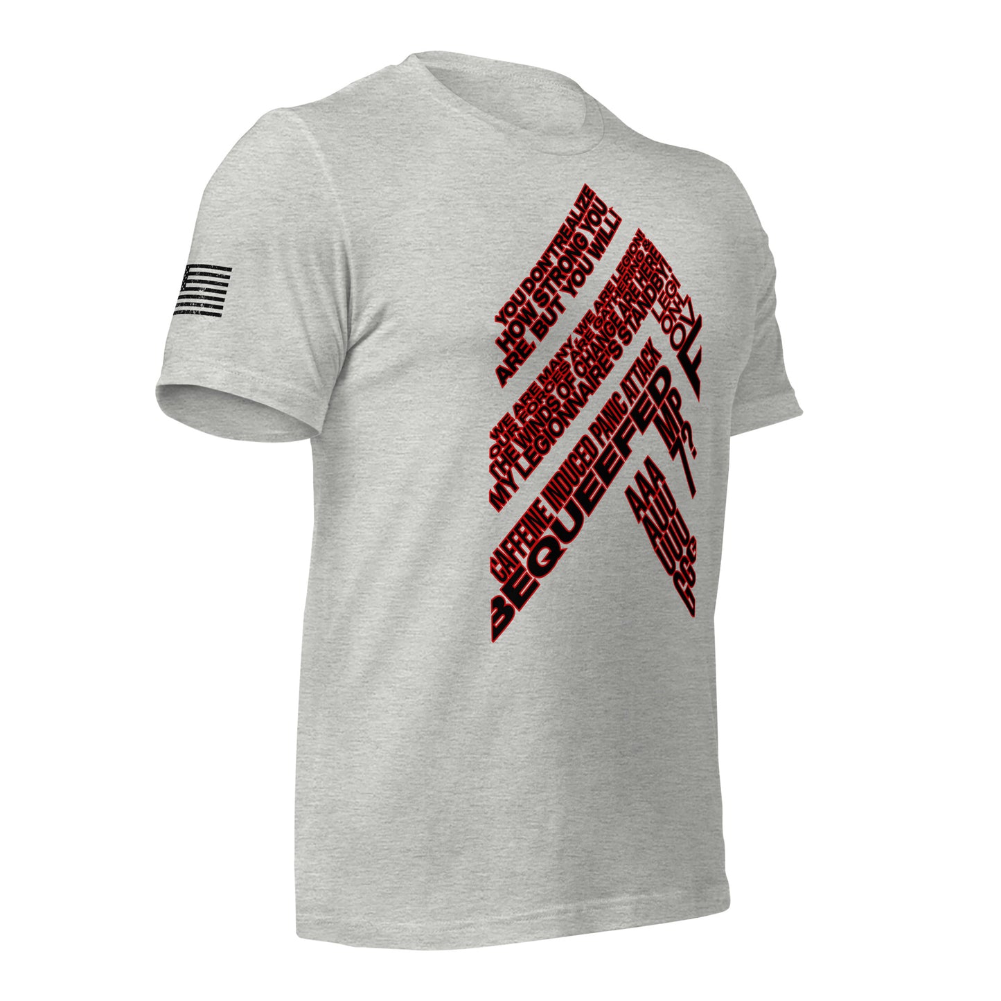 Quoted Chevron Unisex t-shirt