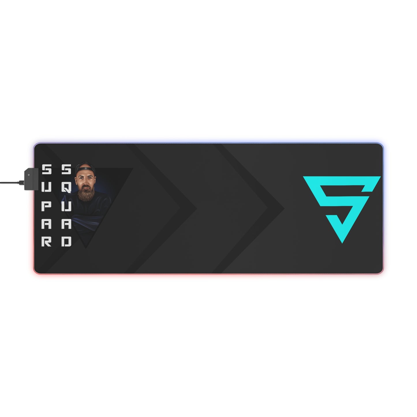 SUPARSQUAD LED Gaming Mouse Pad