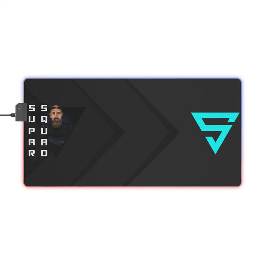 SUPARSQUAD LED Gaming Mouse Pad