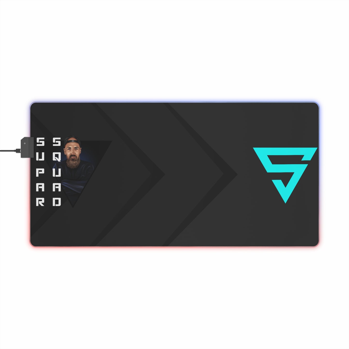 SUPARSQUAD LED Gaming Mouse Pad