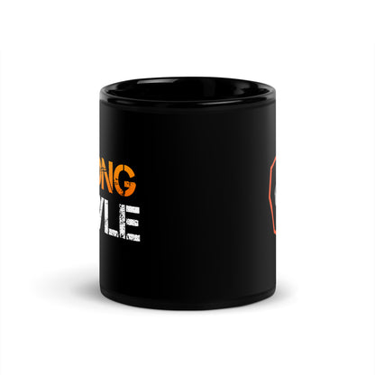 KONG logos Black Glossy Mug