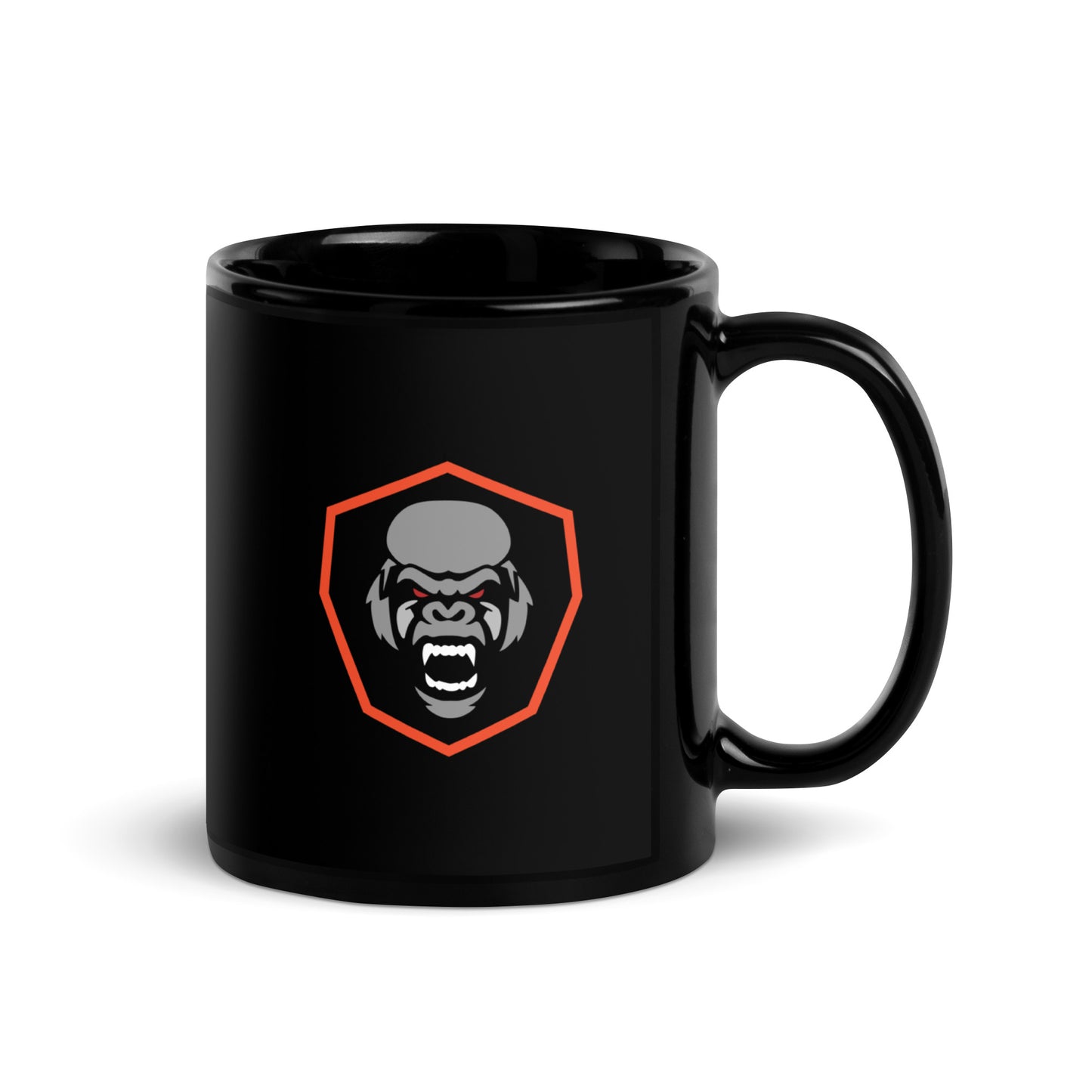 KONG logos Black Glossy Mug