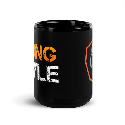 KONG logos Black Glossy Mug