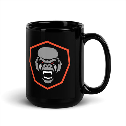 KONG logos Black Glossy Mug