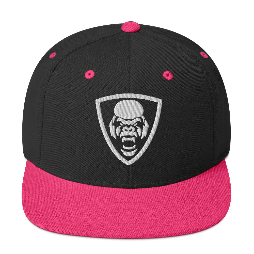 White Kong Snapback Hat