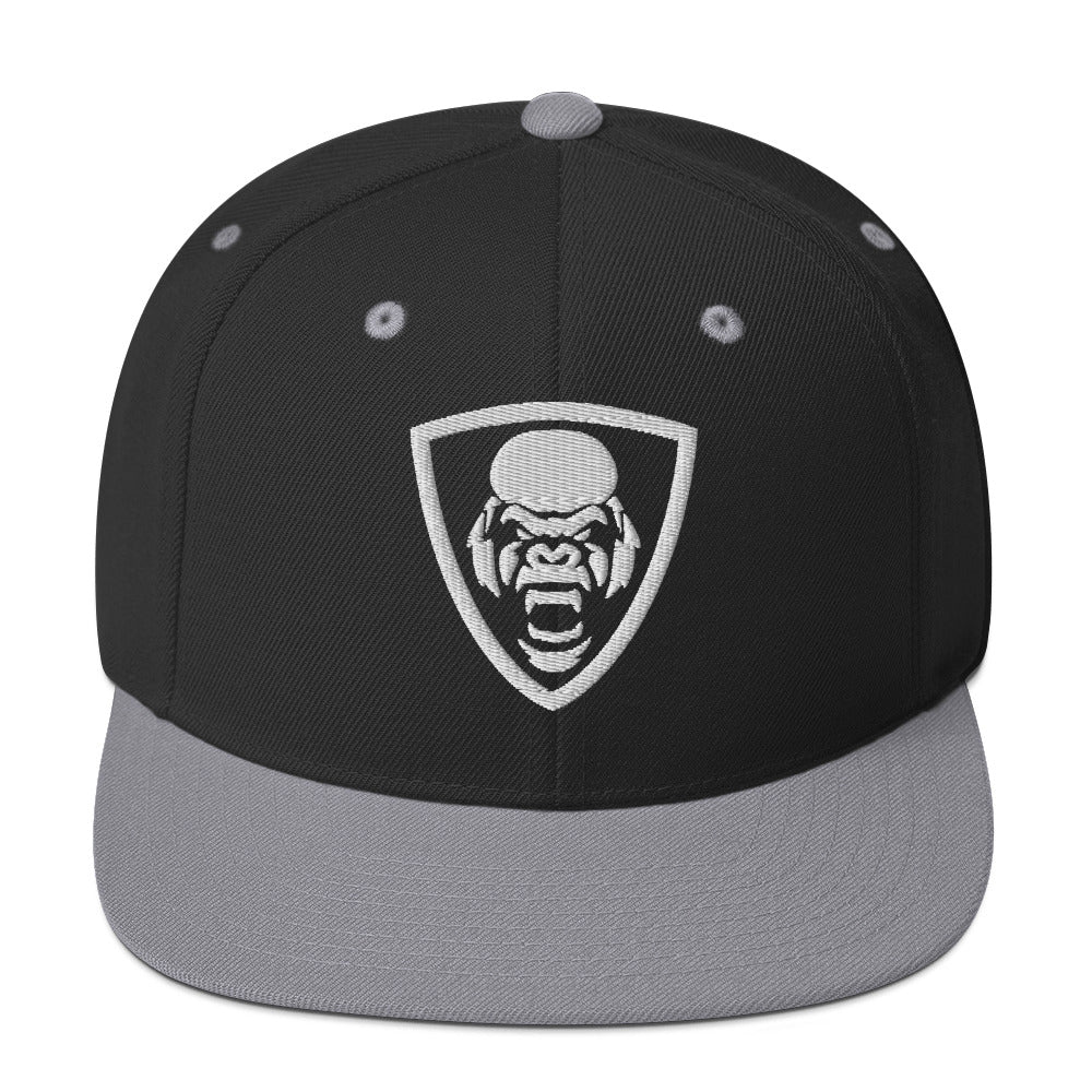 White Kong Snapback Hat