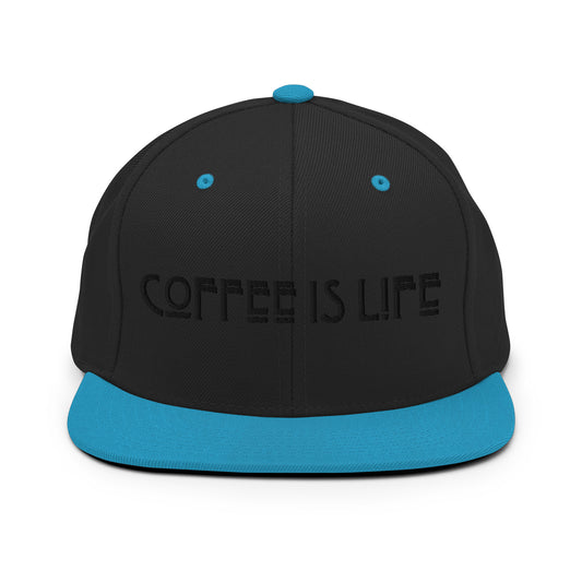 Coffee is Life Snapback Hat