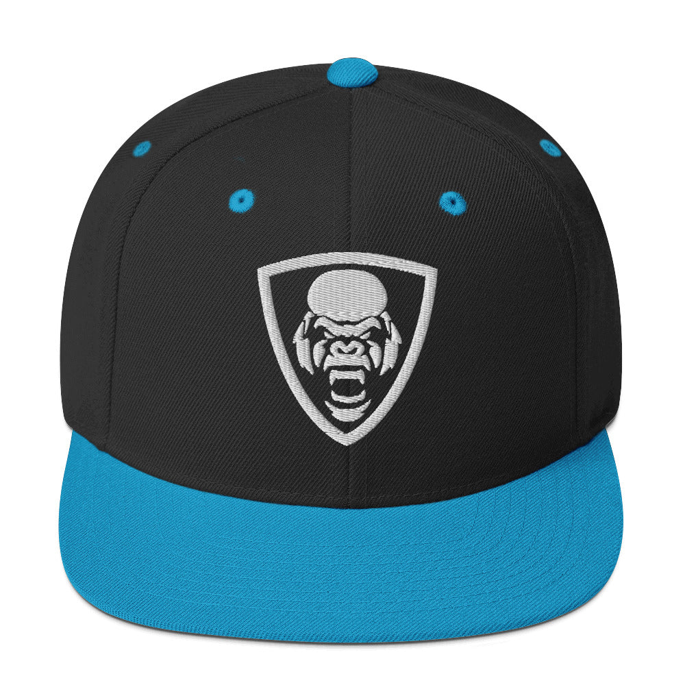 White Kong Snapback Hat