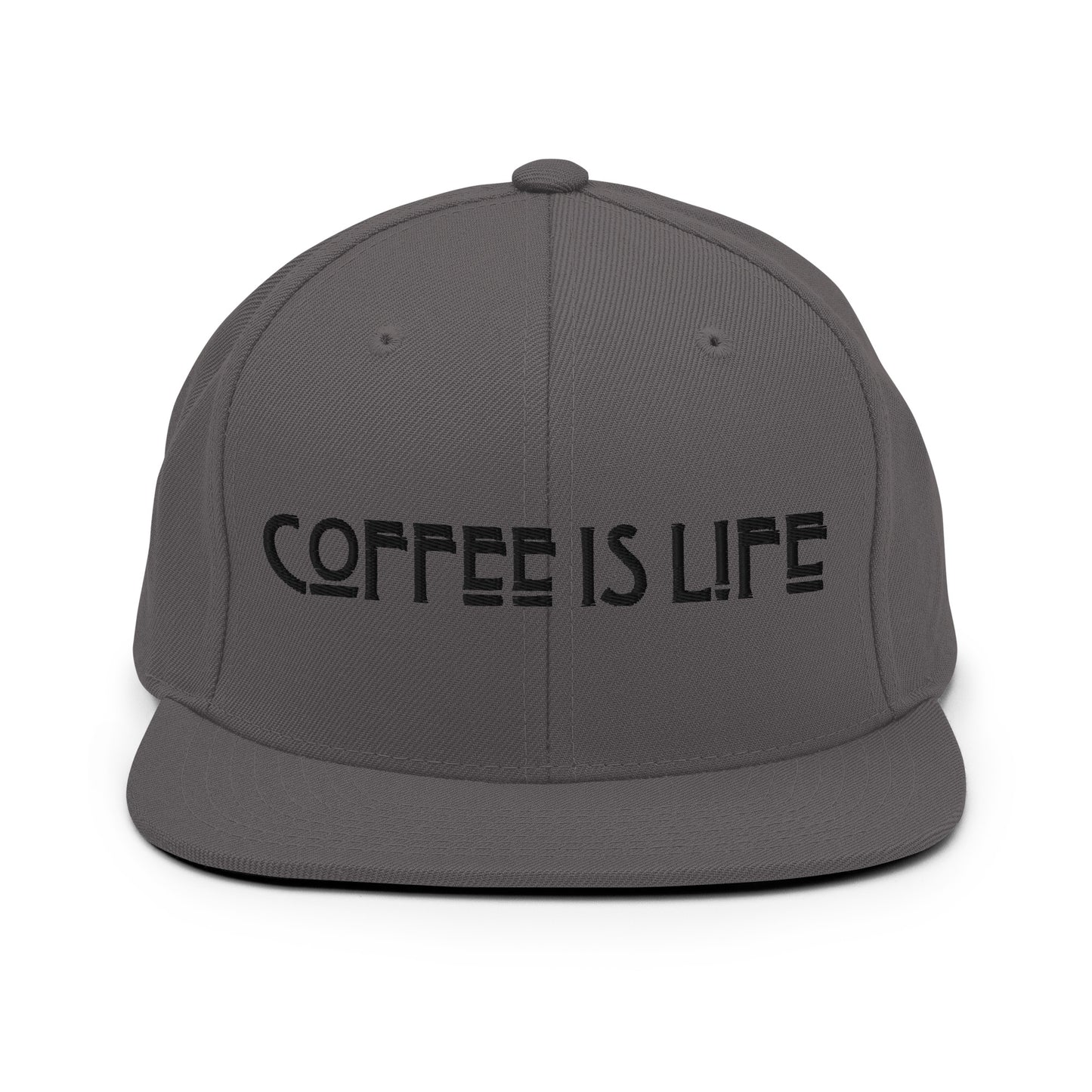 Coffee is Life Snapback Hat