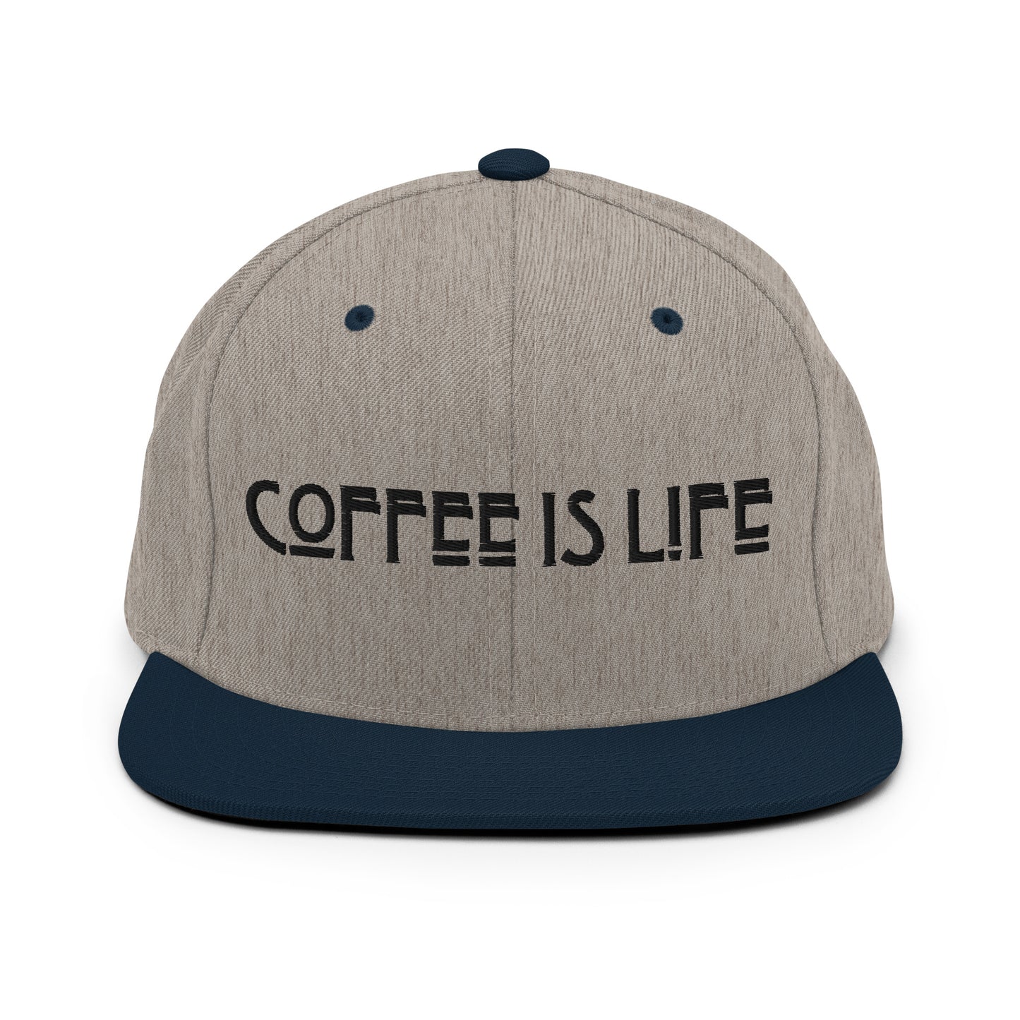 Coffee is Life Snapback Hat