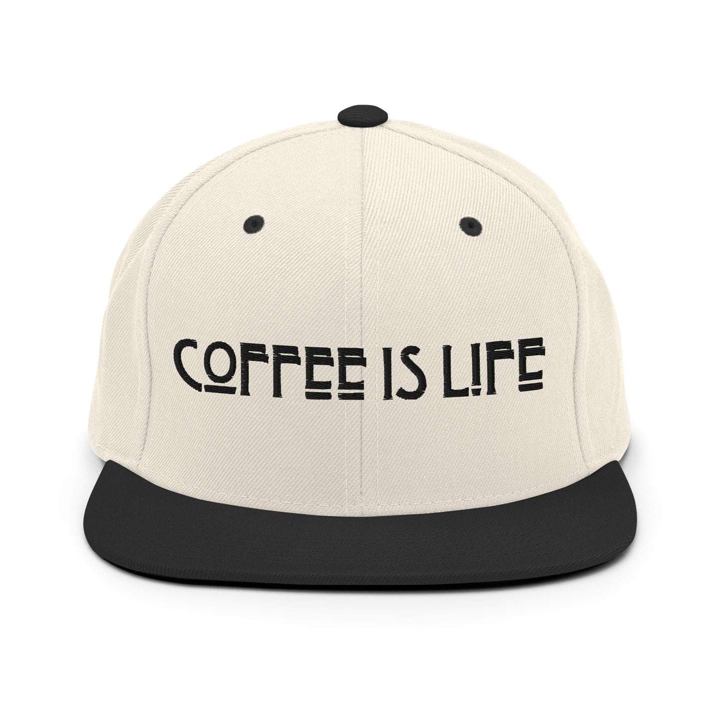 Coffee is Life Snapback Hat