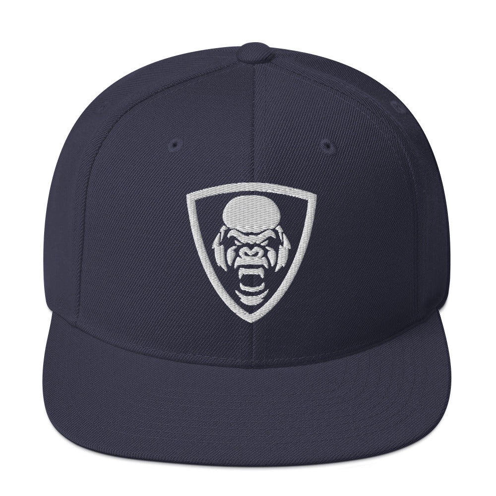 White Kong Snapback Hat