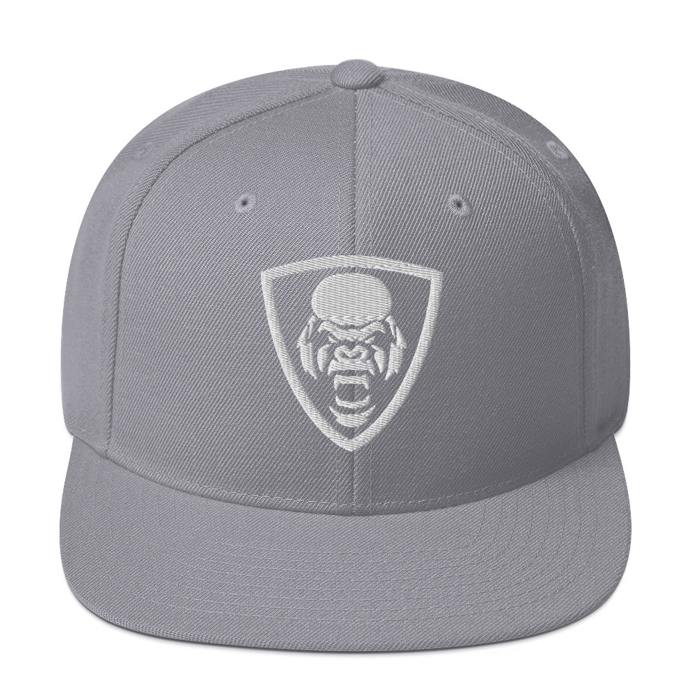 White Kong Snapback Hat