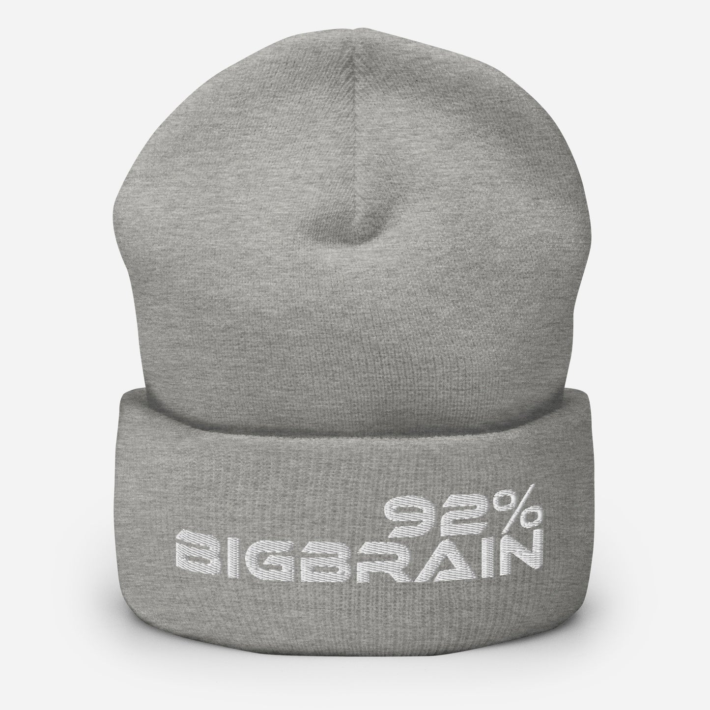 BIG BRAIN Cuffed Beanie