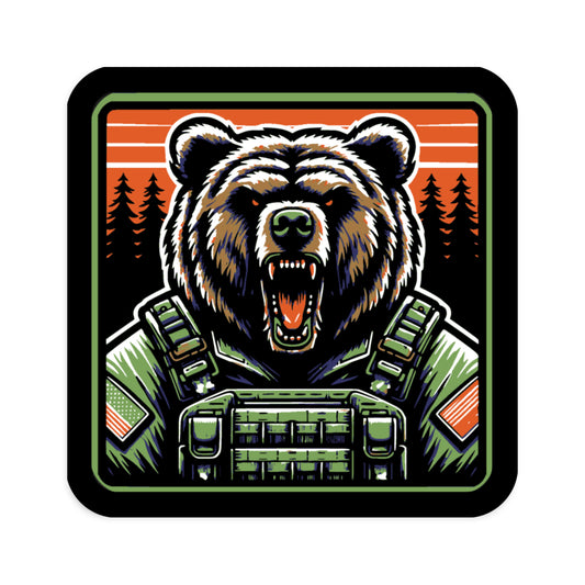 The Grizzle Embroidered patches