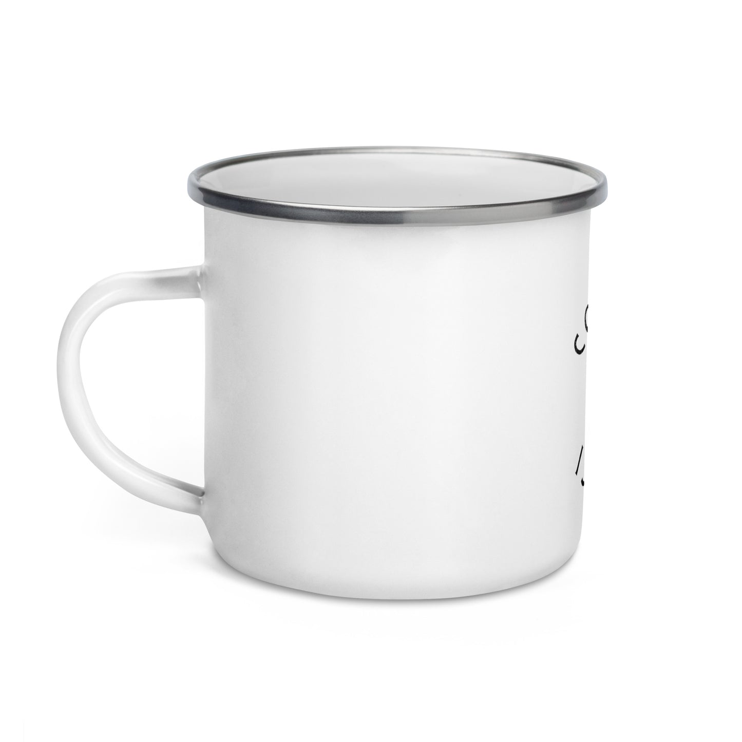 COFFEE IS LIFE Enamel Mug