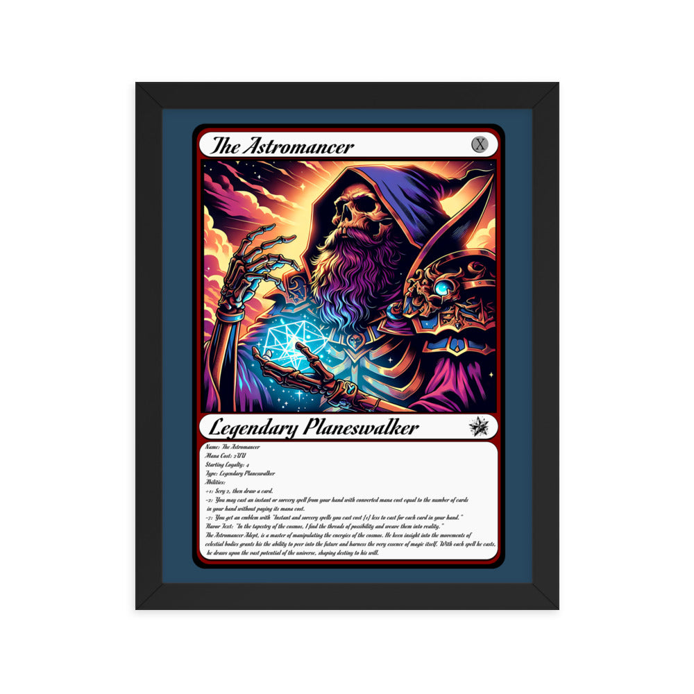 The Astromancer Framed poster