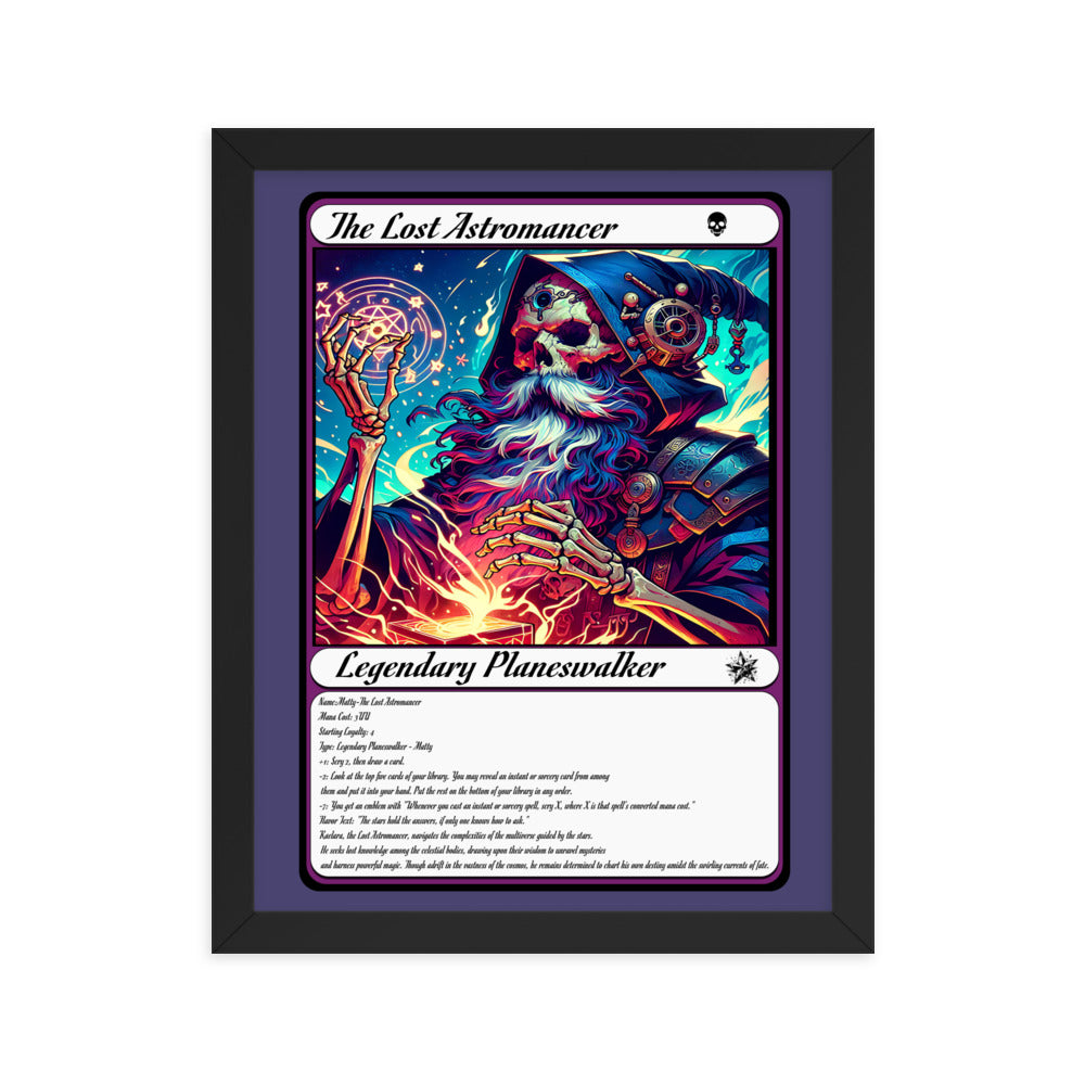 The Lost Astromancer Framed poster