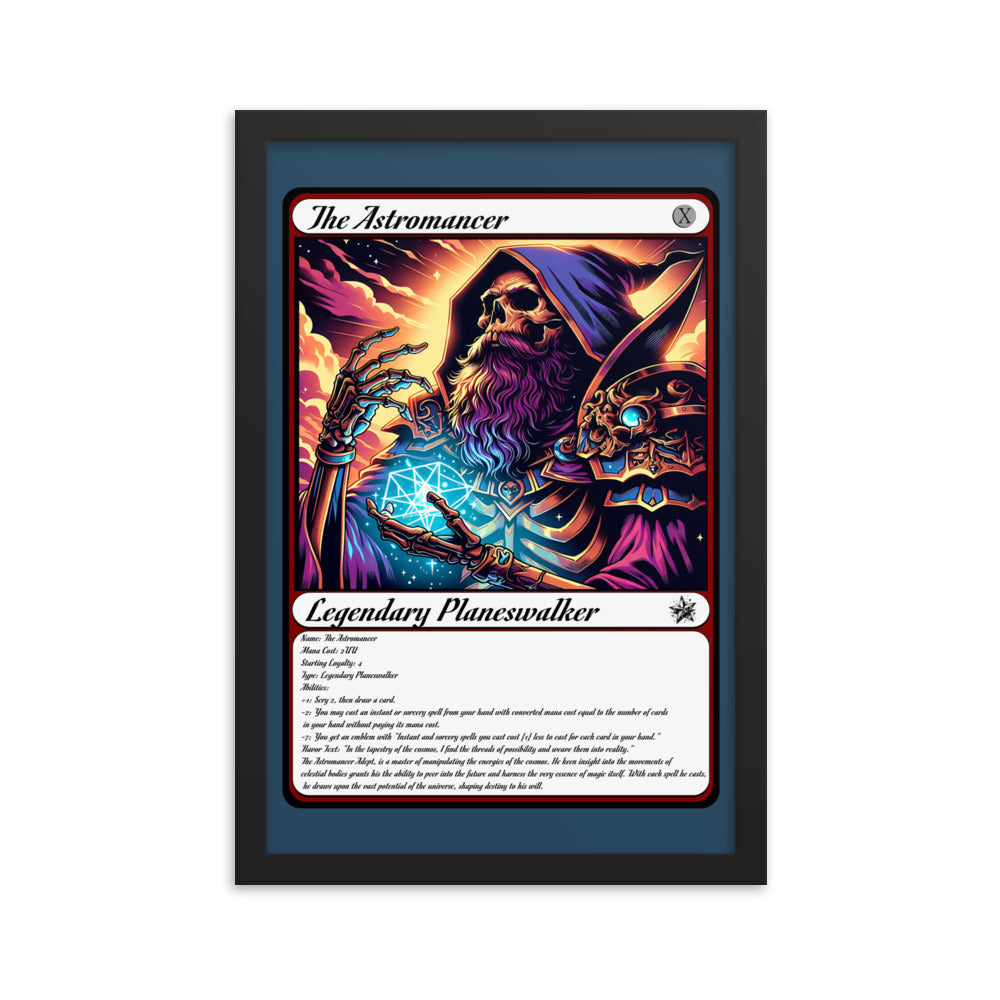 The Astromancer Framed poster