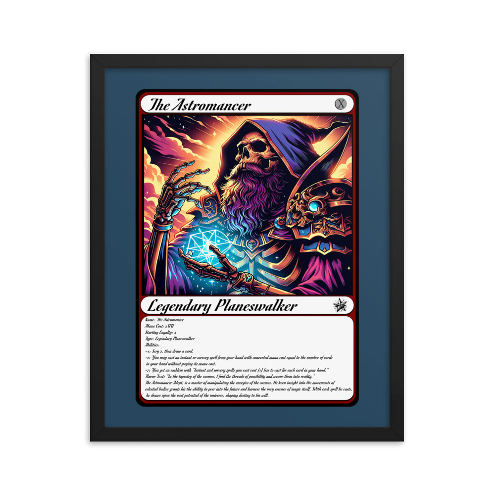 The Astromancer Framed poster