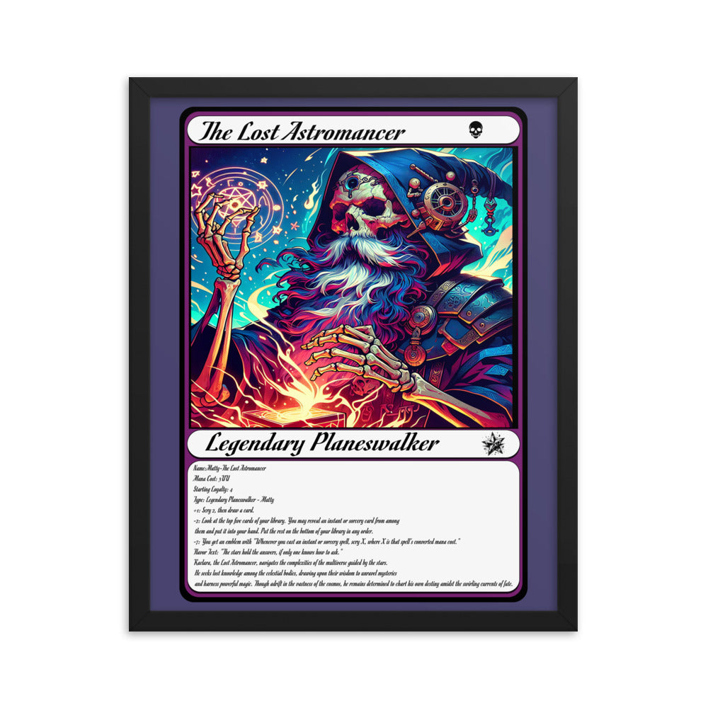 The Lost Astromancer Framed poster