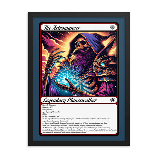 The Astromancer Framed poster