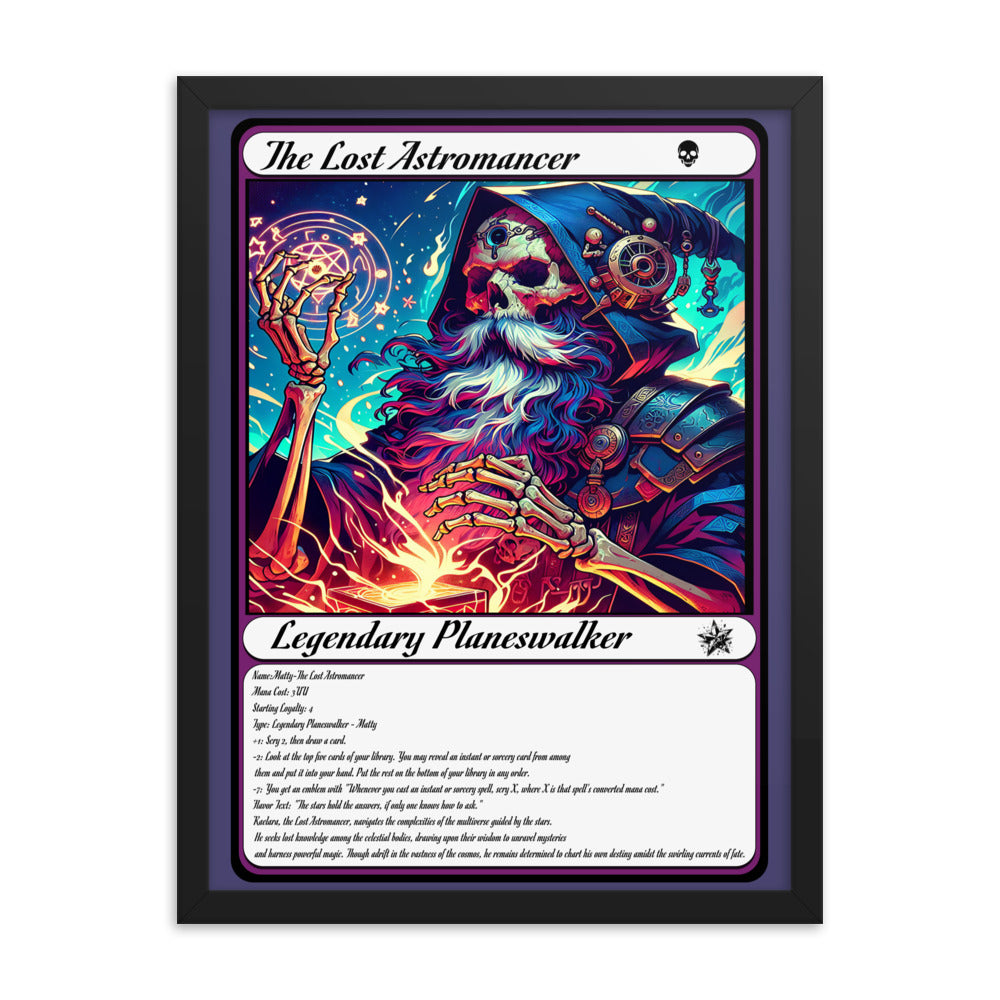 The Lost Astromancer Framed poster