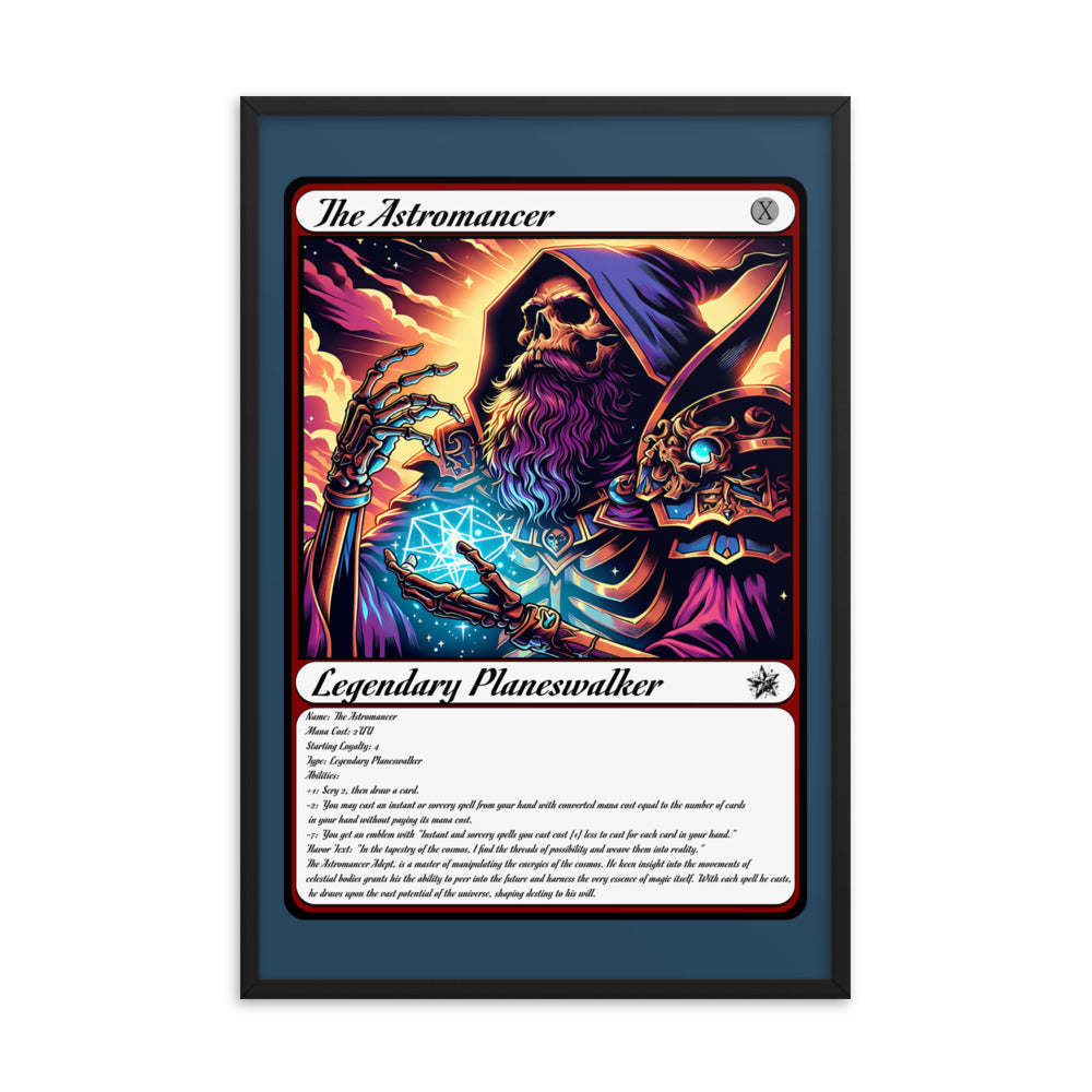 The Astromancer Framed poster