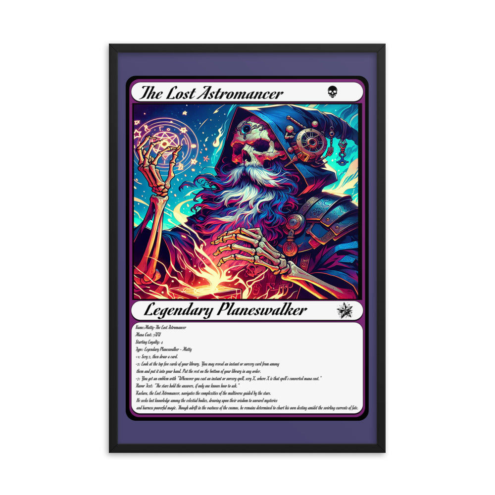 The Lost Astromancer Framed poster