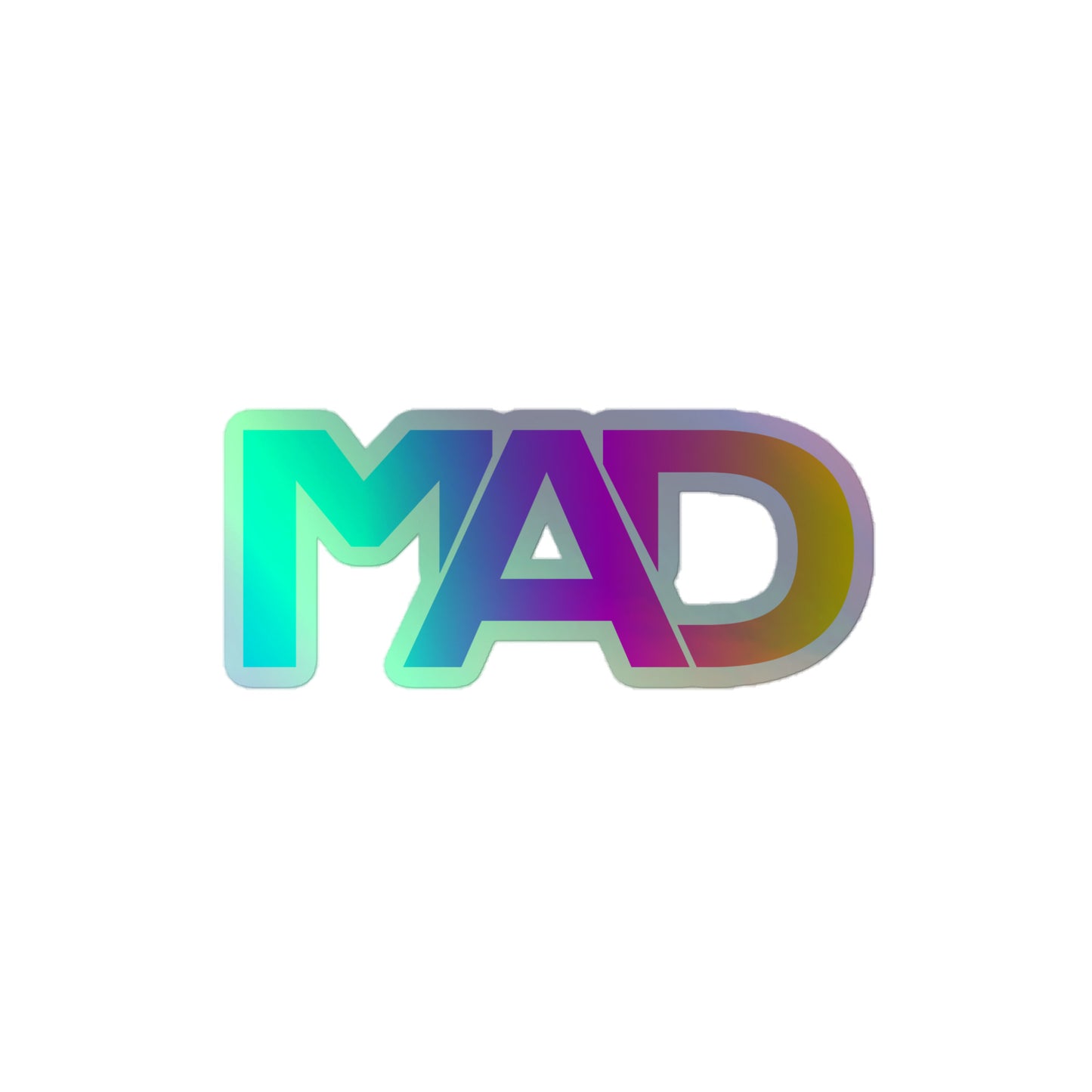 Holographic MAD stickers