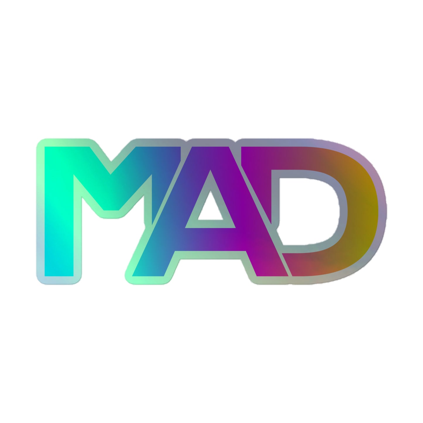 Holographic MAD stickers