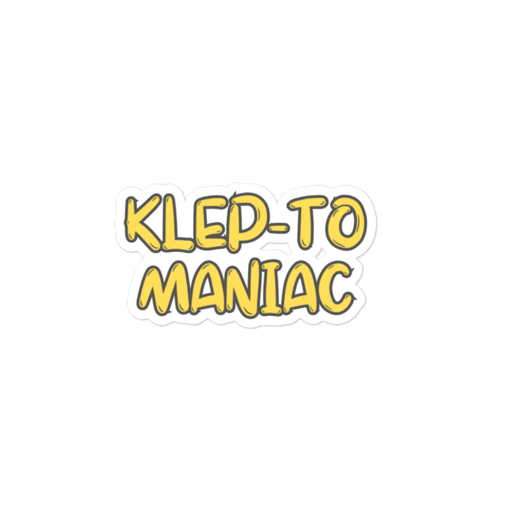 KLEP-TO MANIAC  stickers