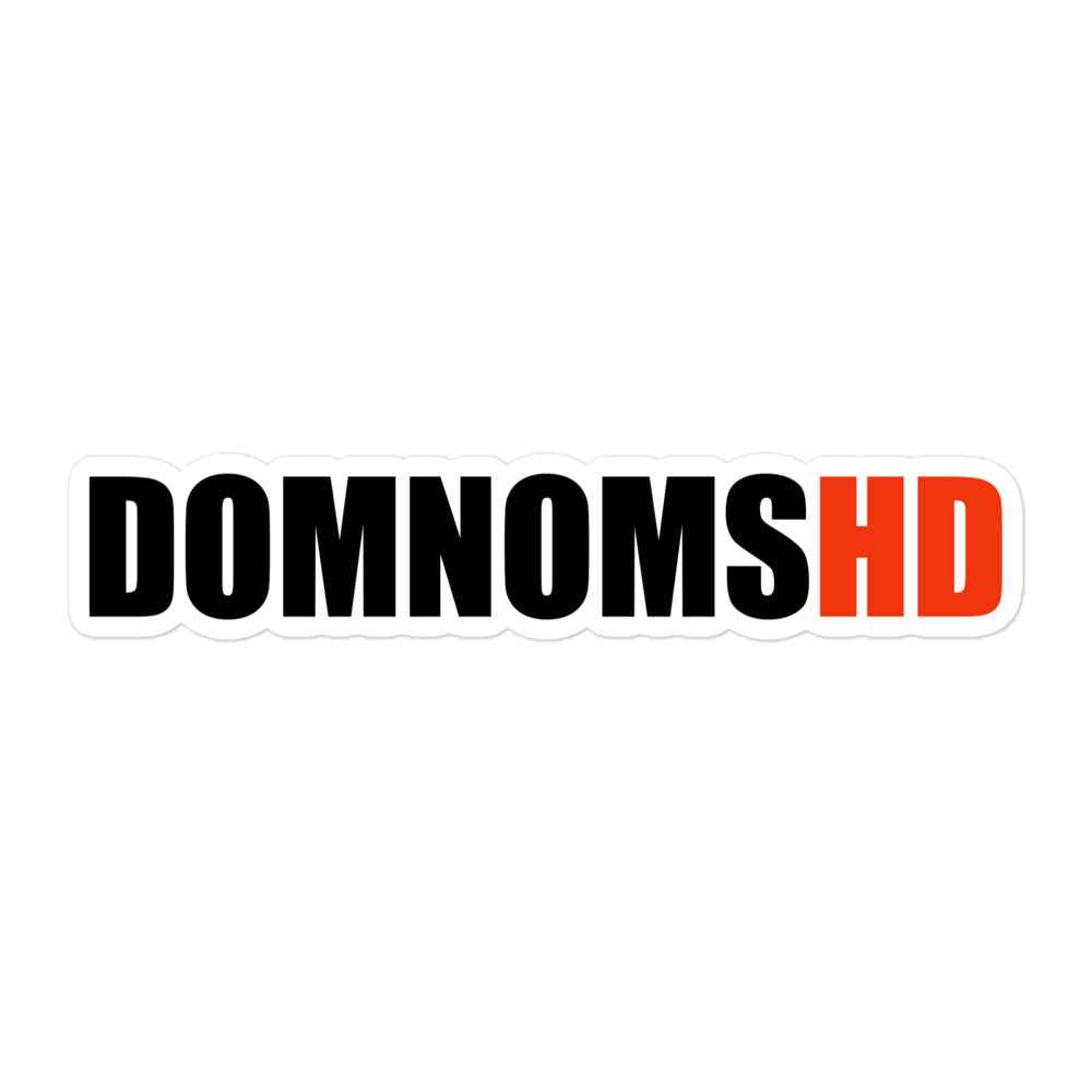 DomNomsHD logo Sticker