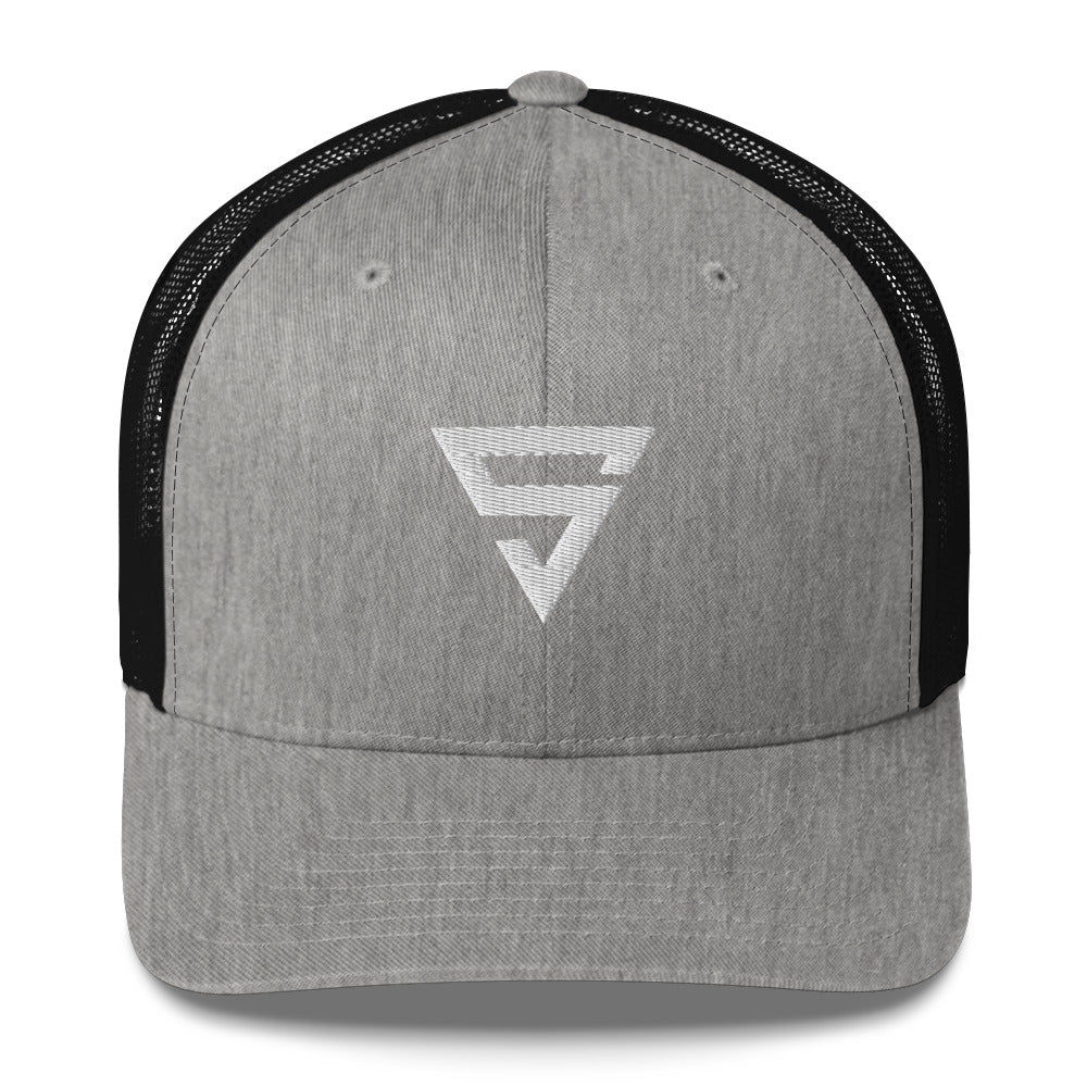 White S Trucker Cap