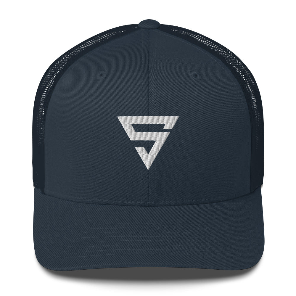 White S Trucker Cap