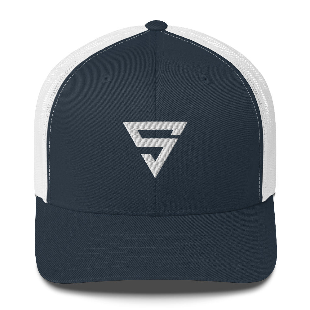 White S Trucker Cap