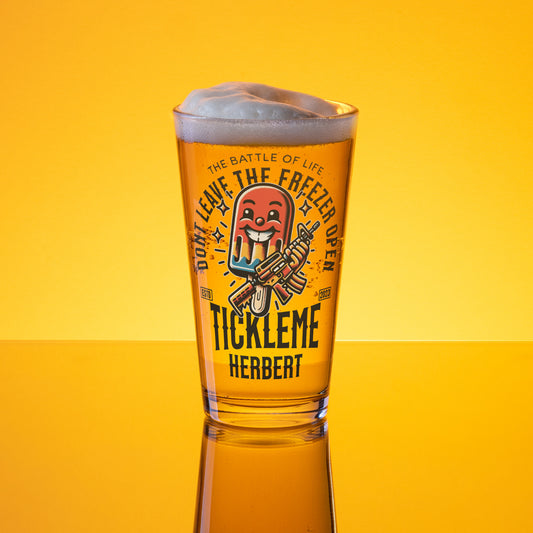 Thirsty Treat Shaker pint glass