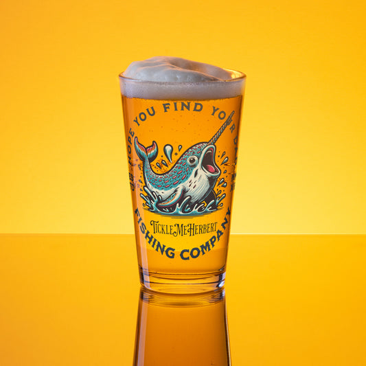 HYFYD FISHING Shaker pint glass