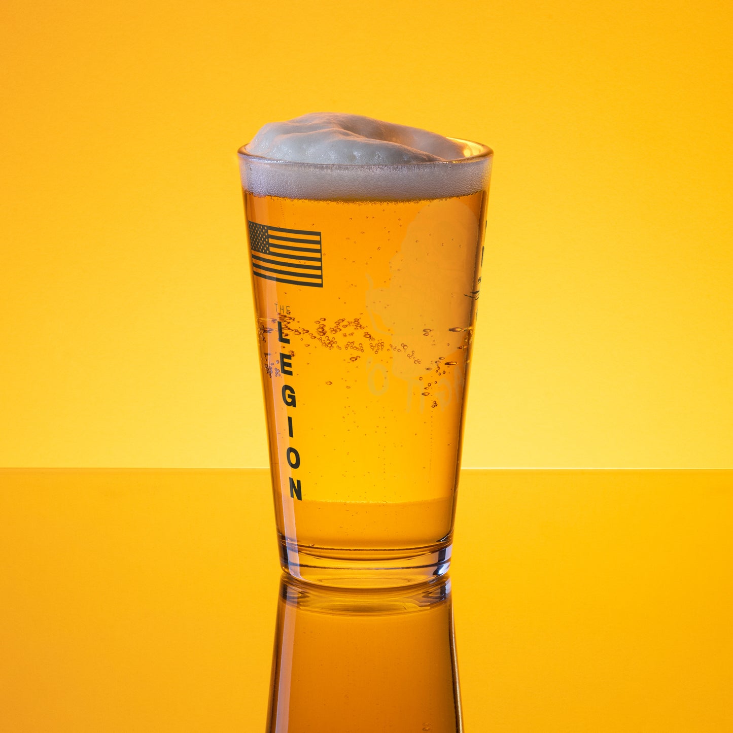 Frag Out pint glass