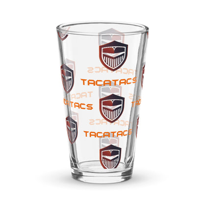 Tacatacs pint glass