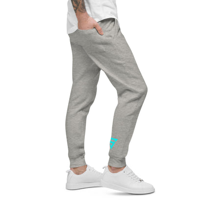 Lighting Blue S Unisex fleece sweatpants