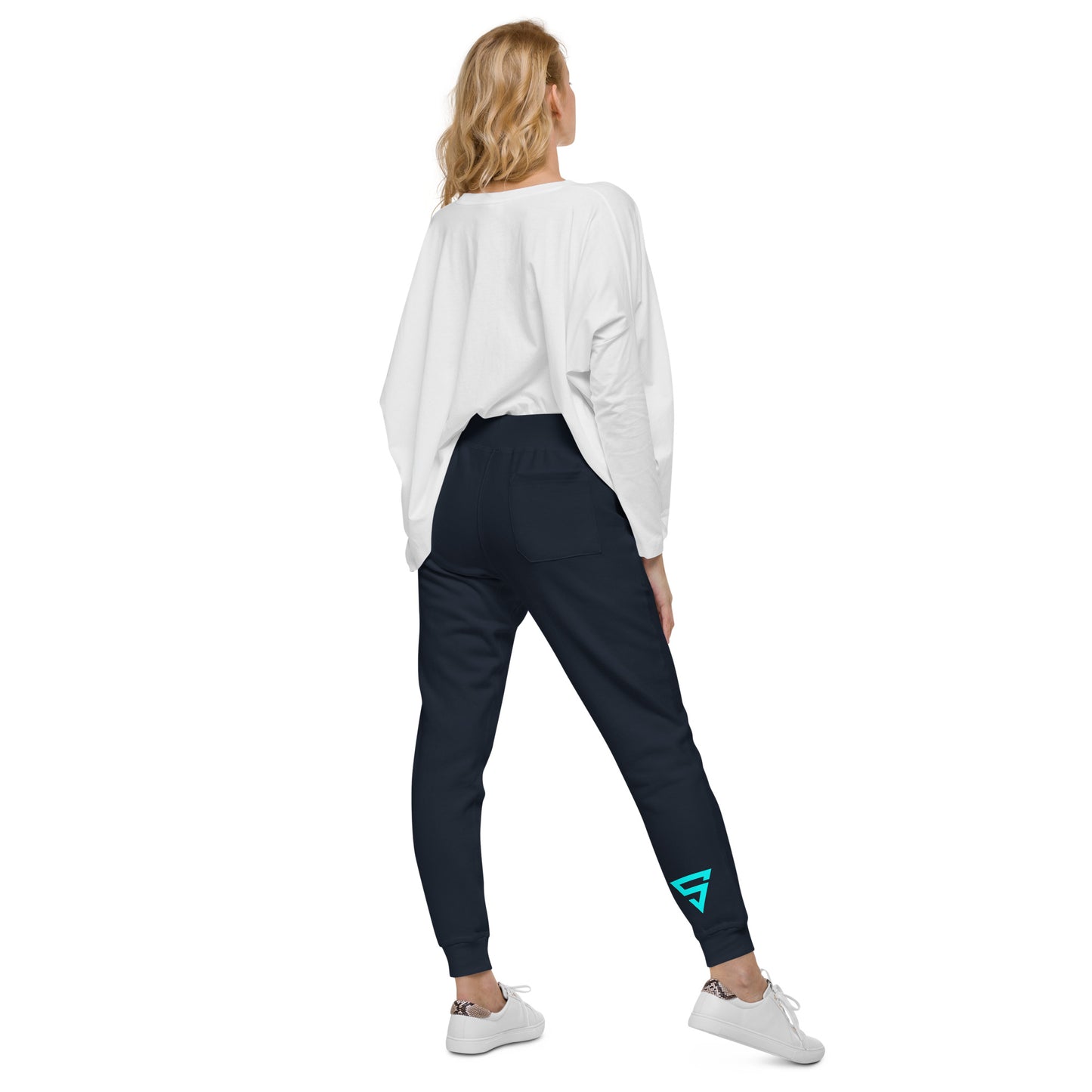 Lighting Blue S Unisex fleece sweatpants