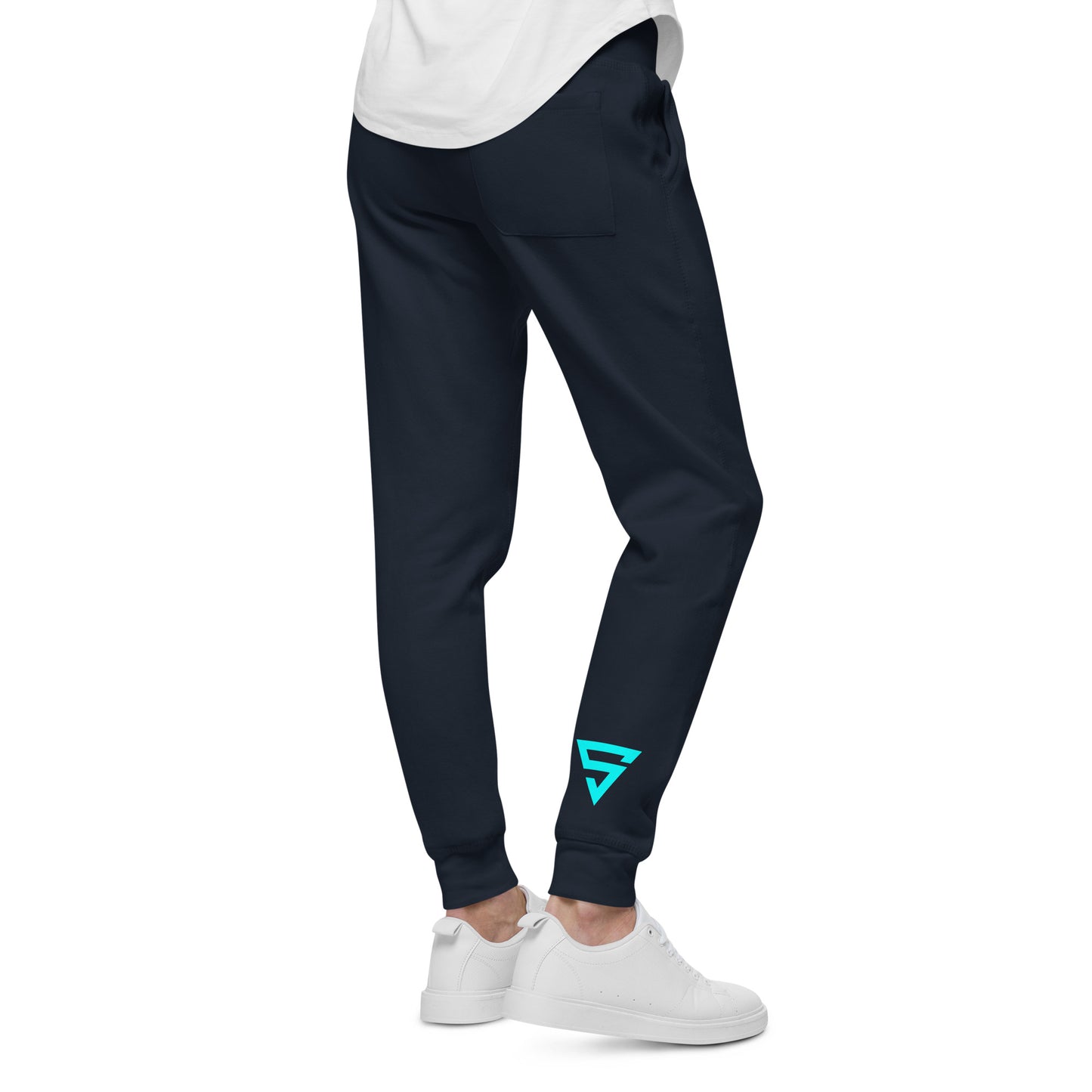 Lighting Blue S Unisex fleece sweatpants