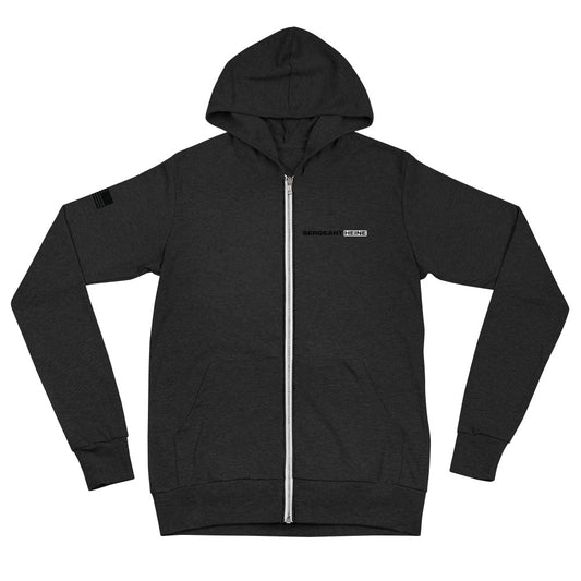 Heine Unisex zip hoodie