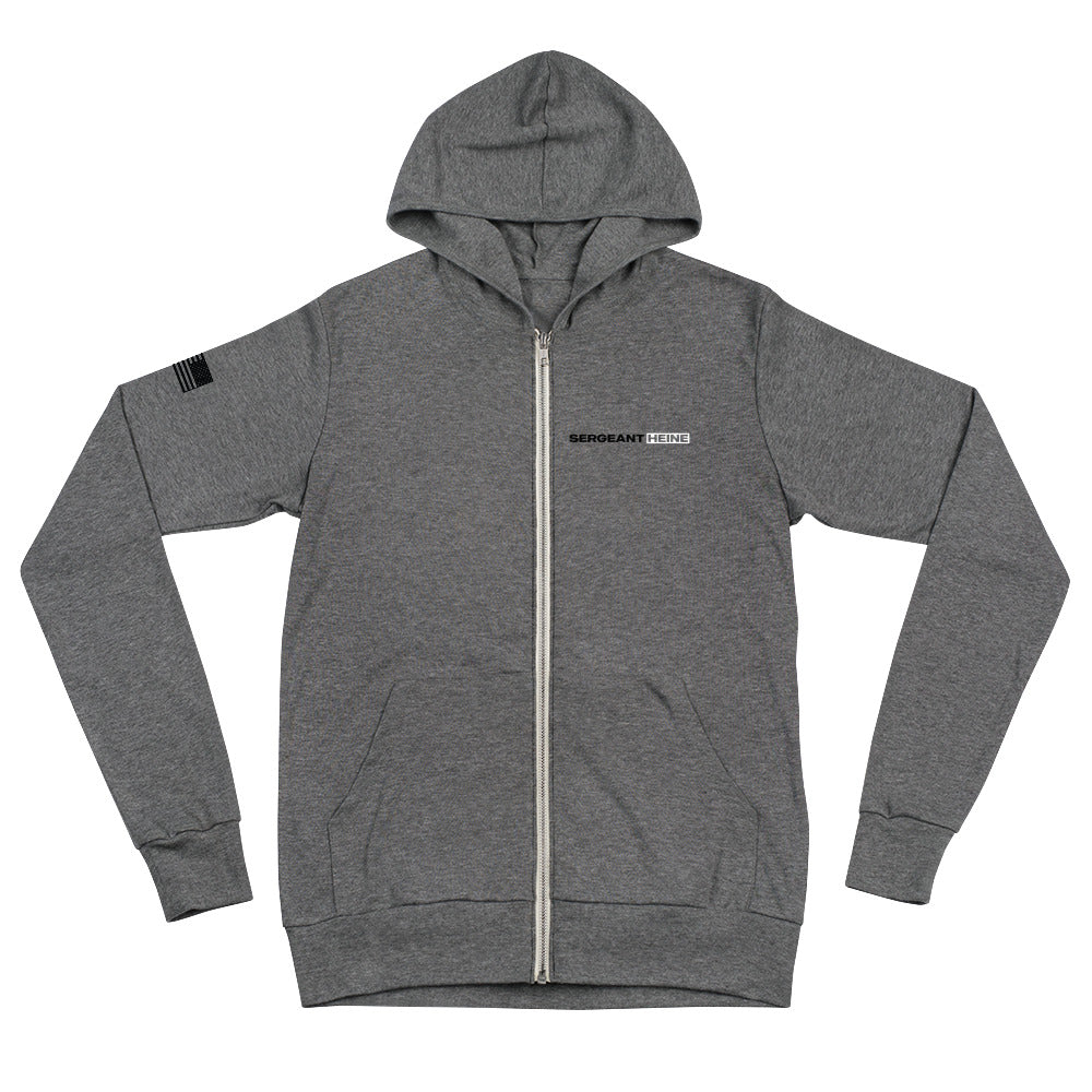 Heine Unisex zip hoodie