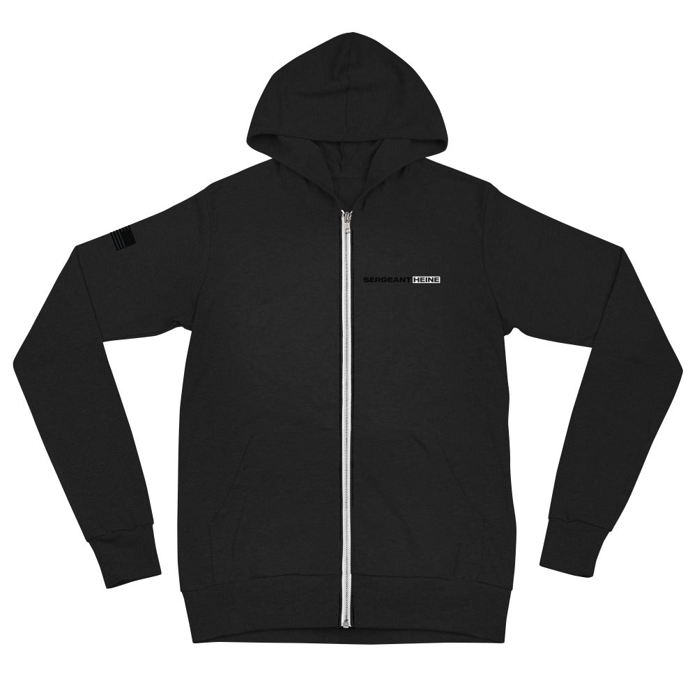 Heine Unisex zip hoodie