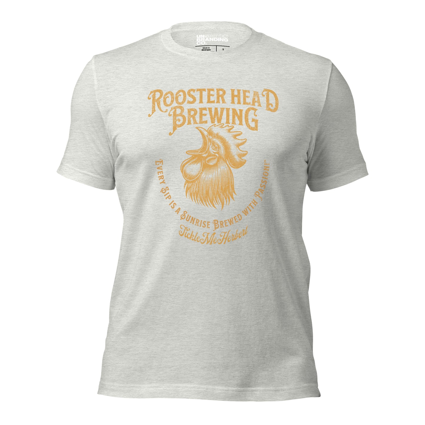 Rooster head Unisex t-shirt