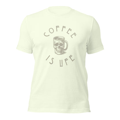 COFFEE IS LIFE Unisex t-shirt